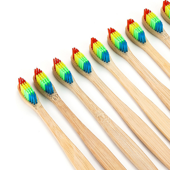 Bamboo Toothbrush Rainbow